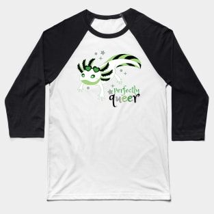 Aromantic Pride Axolotl Baseball T-Shirt